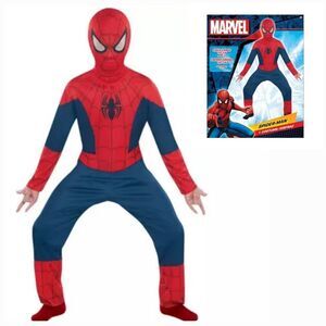 Marvel Spider-Man Classic Halloween dress up Costume for Boys Size M (8-10)